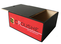 print logo wood gift box